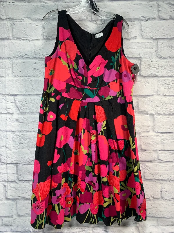 Friends and Family Sale Floral Print Dress Party Midi Suzi Chin, Size Xxl