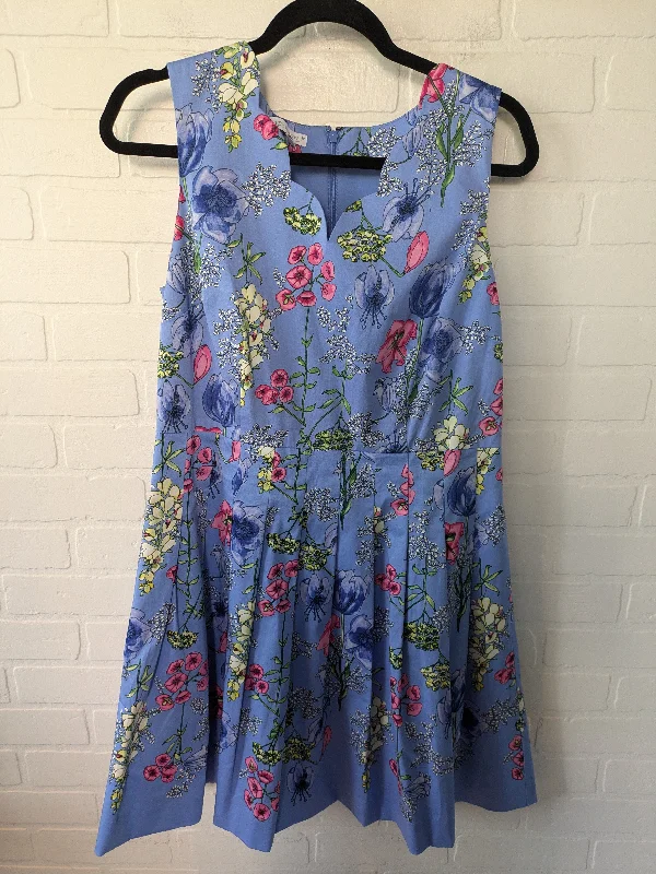 Super Sale Blue & Pink Dress Work Talbots, Size M