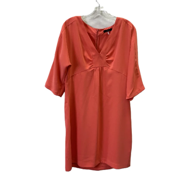 Extra Savings Peach Dress Casual Midi By Trina By Trina Turk, Size: M