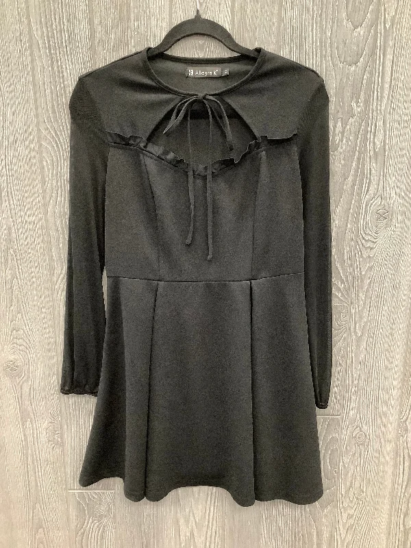 Amazing Deals Black Dress Casual Midi Allegra K, Size M