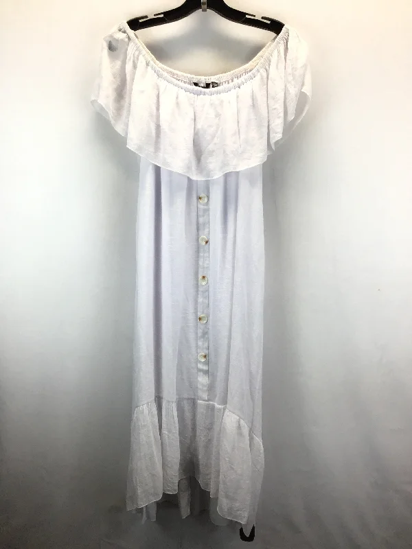Great Deals White Dress Casual Midi Mlle Gabrielle, Size 2x