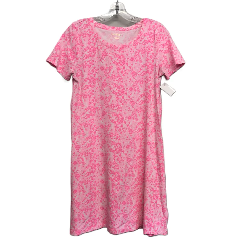 New Markdowns Pink & White Dress Casual Short By Lilly Pulitzer, Size: S