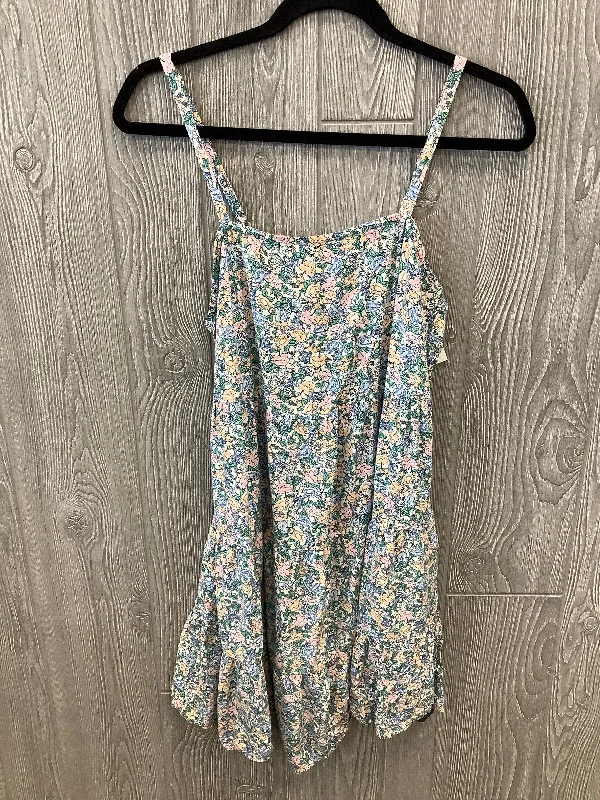 Super Deal Floral Print Dress Casual Short Old Navy, Size S