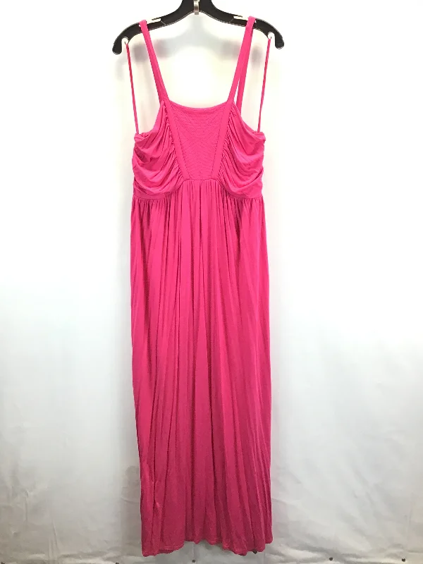 Time-Limited Offer Pink Dress Casual Maxi Lane Bryant, Size Xl