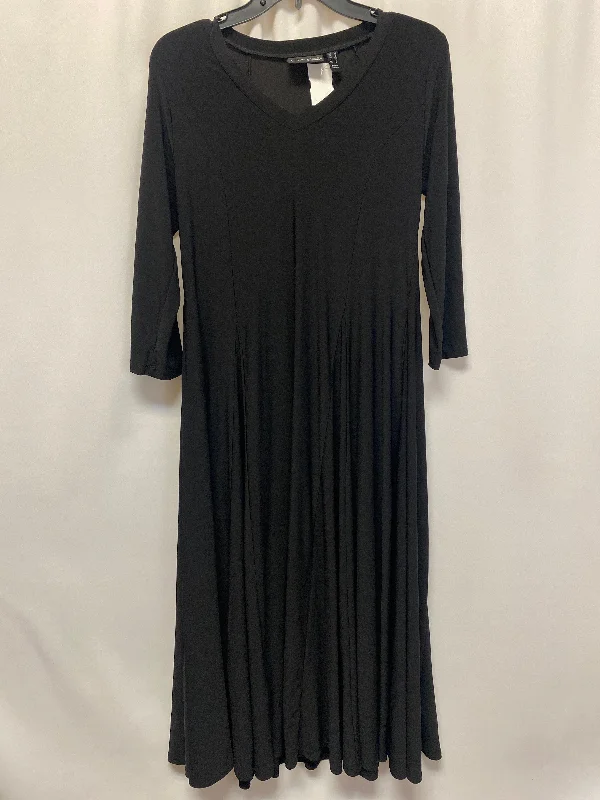 Huge Discounts Black Dress Casual Midi Clothes Mentor, Size Xs