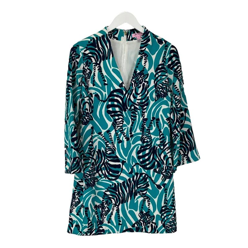 Season Finale Sale Blue Dress Party Long Lilly Pulitzer, Size 4