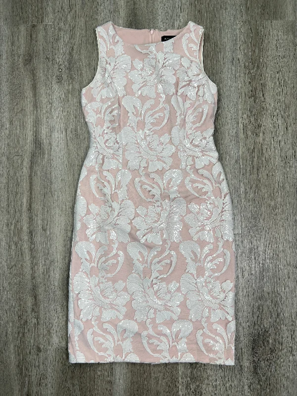 Don't Wait Pink & White Dress Party Short Ivanka Trump, Size Xs