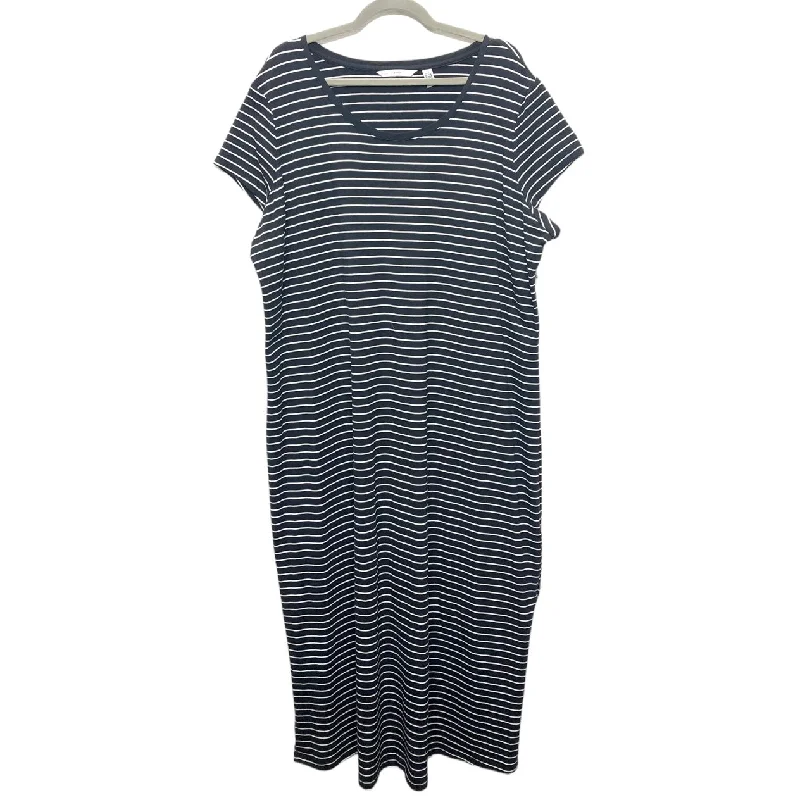 Savings Spectacular Black Dress Casual Maxi Isaac Mizrahi Live Qvc, Size 2x