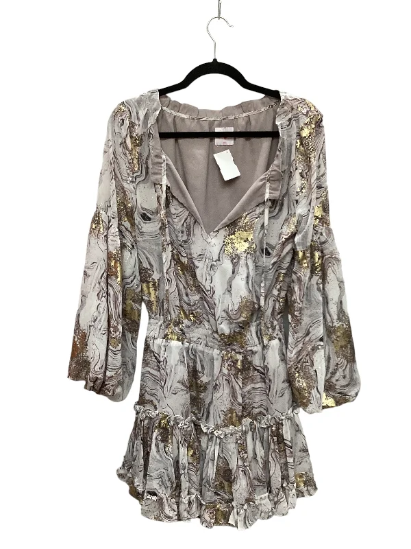Price Meltdown Purple Dress Casual Short Buddy Love, Size Xs