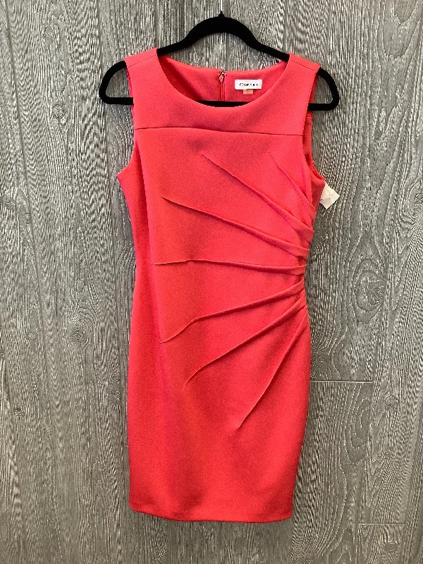Final Sale Pink Dress Casual Midi Calvin Klein, Size M