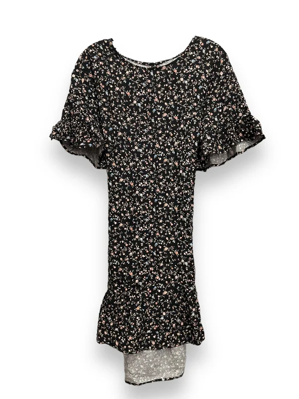 Price Smash Floral Print Dress Casual Midi Maurices, Size L
