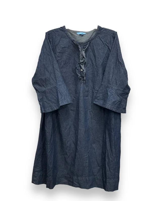 Deal Zone Blue Denim Dress Casual Short Draper James, Size L