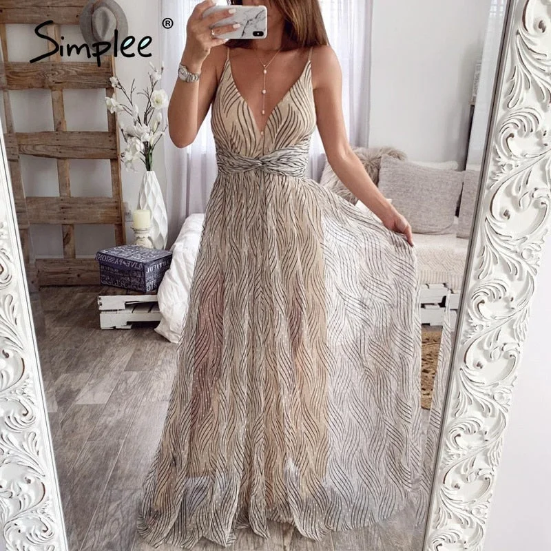 Deal Alert Awakecrm Simplee Mesh pink lace women dress Elegant v neck evening maxi christmas dress Autumn winter sexy long party dress vestido festa Deal Alert Awakecrm Simplee Mesh pink lace women dress Elegant v neck evening maxi christmas dress Autumn winter sexy long party dress vestido festa