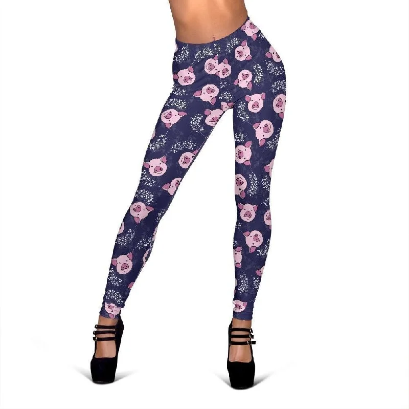 Exclusive Online Offer Pig Pattern Print Women Leggings