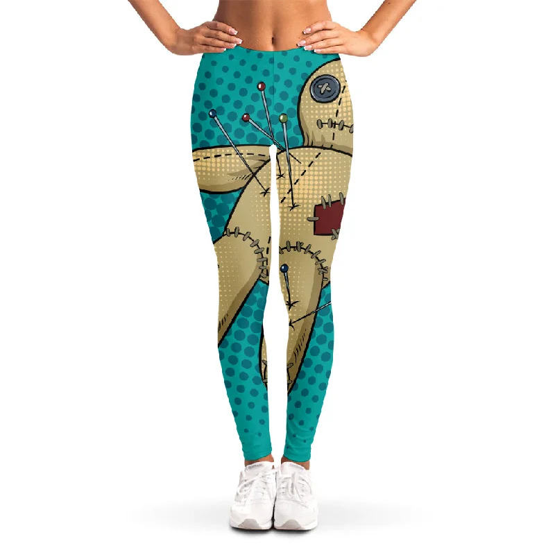 Markdowns Voodoo Doll Print Women's Leggings