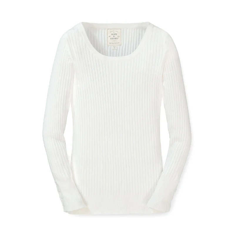 Closeout Rib Knit Sweater Top