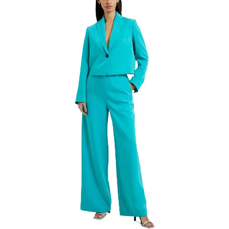 Can't Miss French Connection Womens Cropped Suit Separate One-Button Blazer