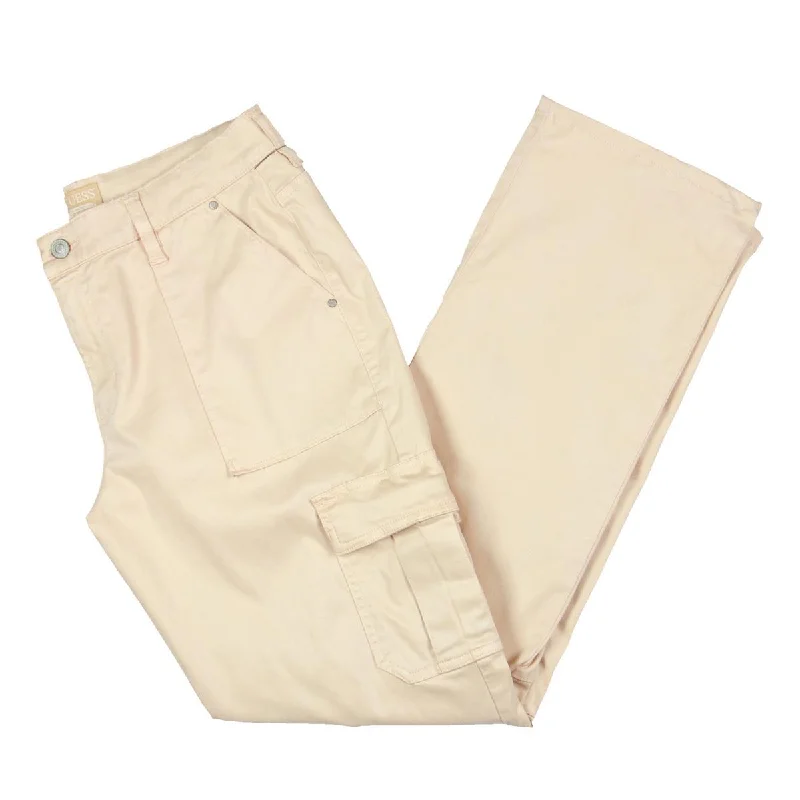 Deal Mania Guess Womens   Mid Rise Deep Pocket Cargo Pants
