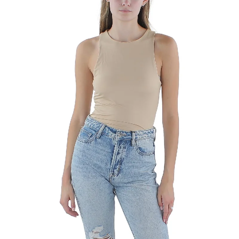 Final Clearance MNG Womens Fitted Sleeveless Bodysuit