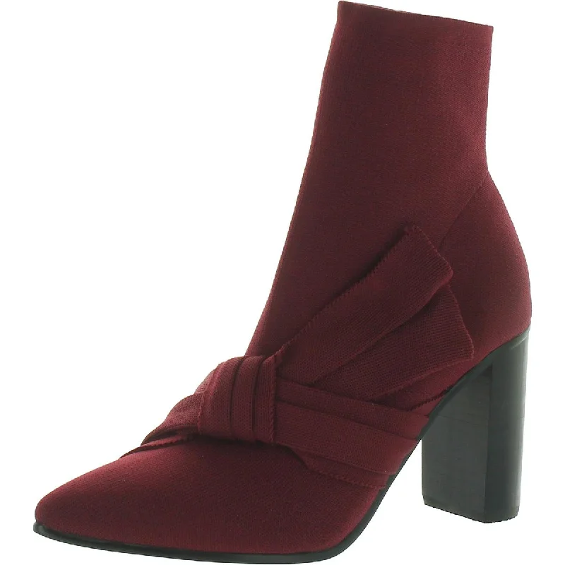 Special Offer Sol Sana Womens Liana Pointed Toe Pull On Ankle Boots