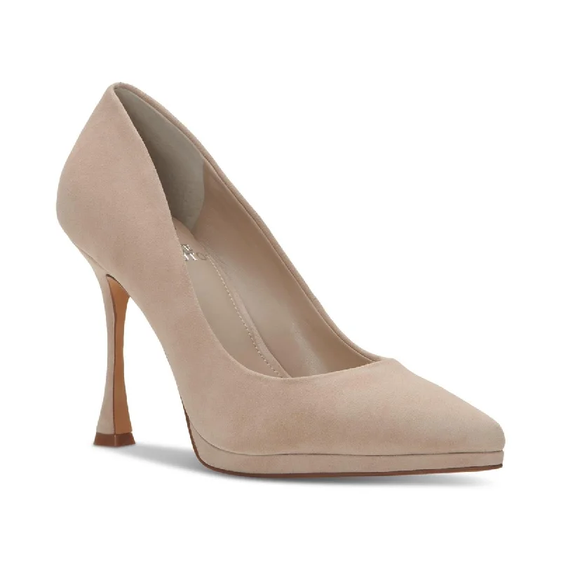 One-DAY Sale Vince Camuto Womens Puntolis Laceless Dressy Pumps
